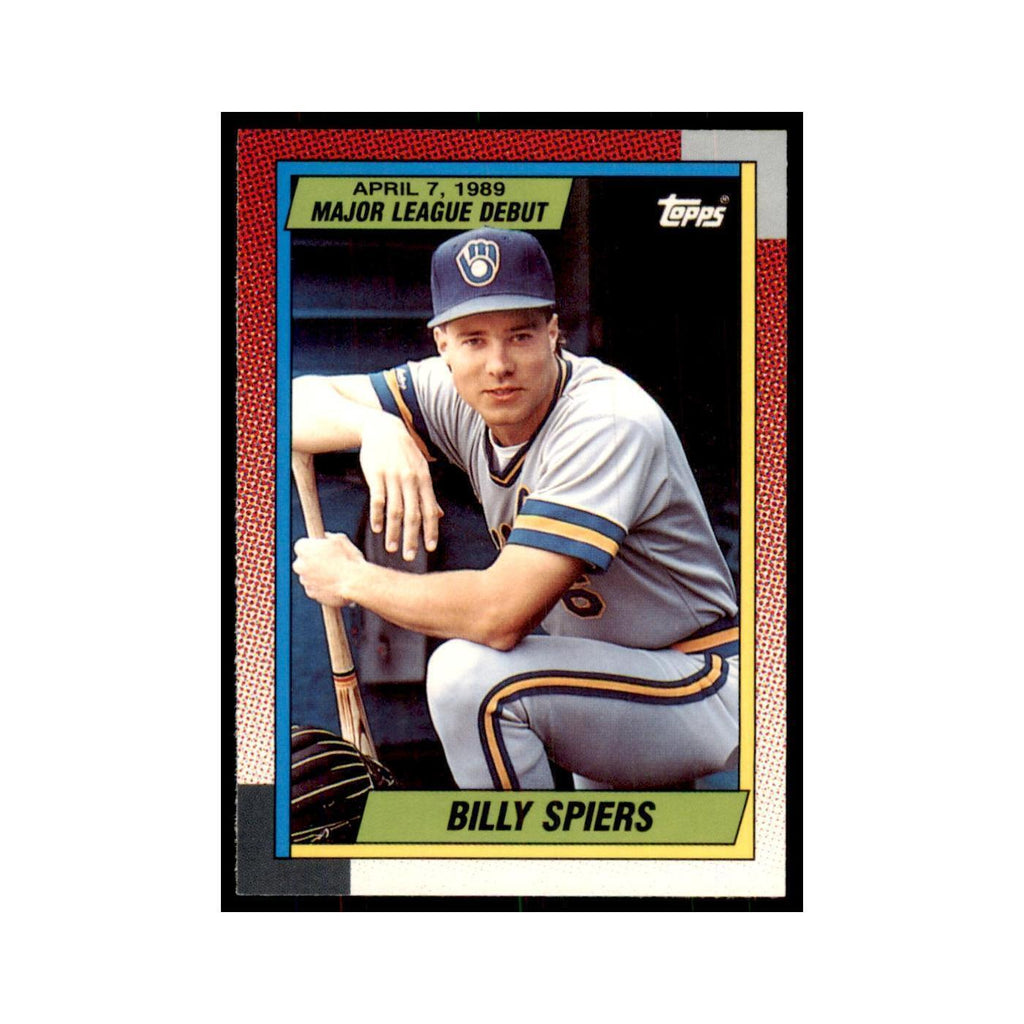 1989 Topps Major League Debut Billy Spiers Baseball Cards #121