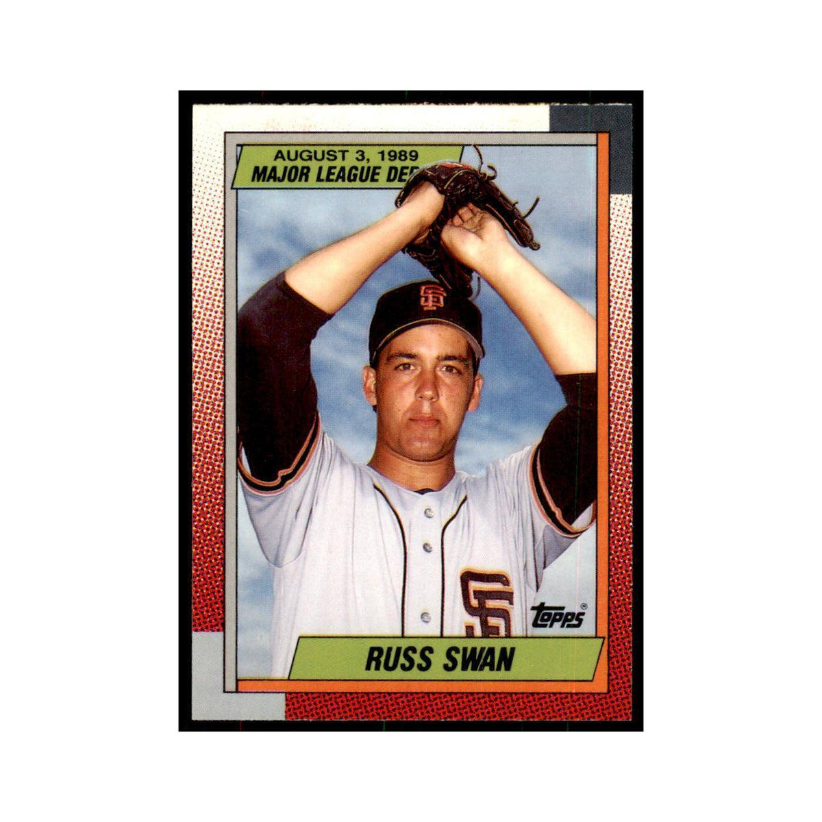 1989 Topps Major League Debut Russ Swan Baseball Cards #125