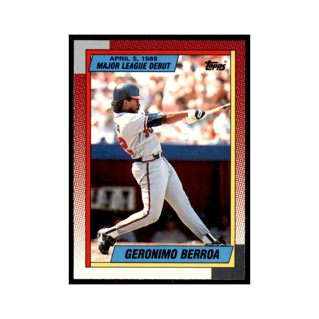 1989 Topps Major League Debut Geronimo Berroa Baseball Cards #17