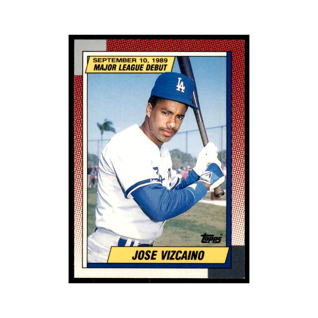 1989 Topps Major League Debut Jose Vizcaino Baseball Cards #131
