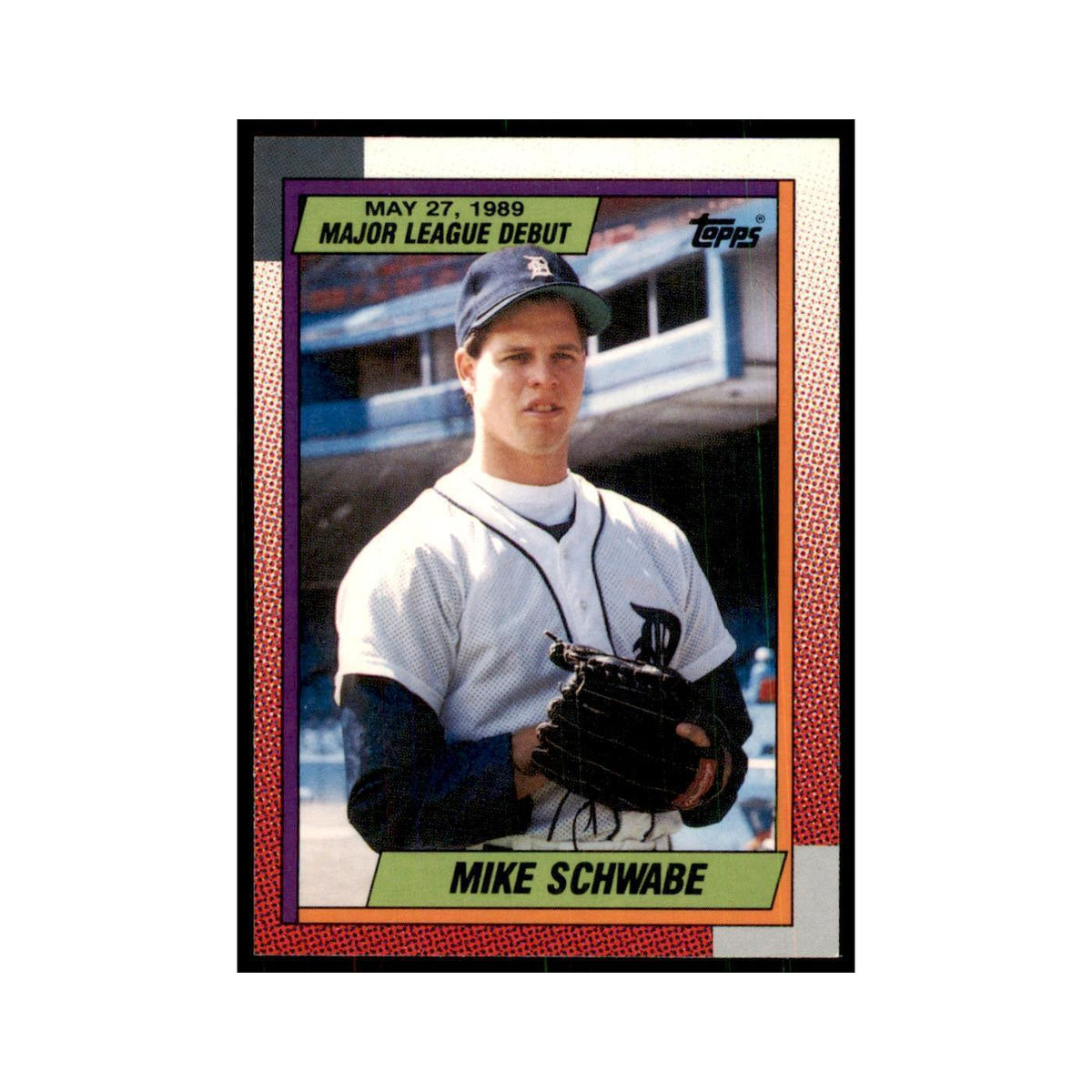 1989 Topps Major League Debut Mike Schwabe Baseball Cards #111