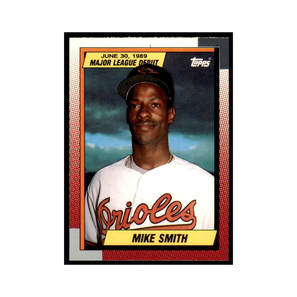 1989 Topps Major League Debut Mike Smith Baseball Cards #118