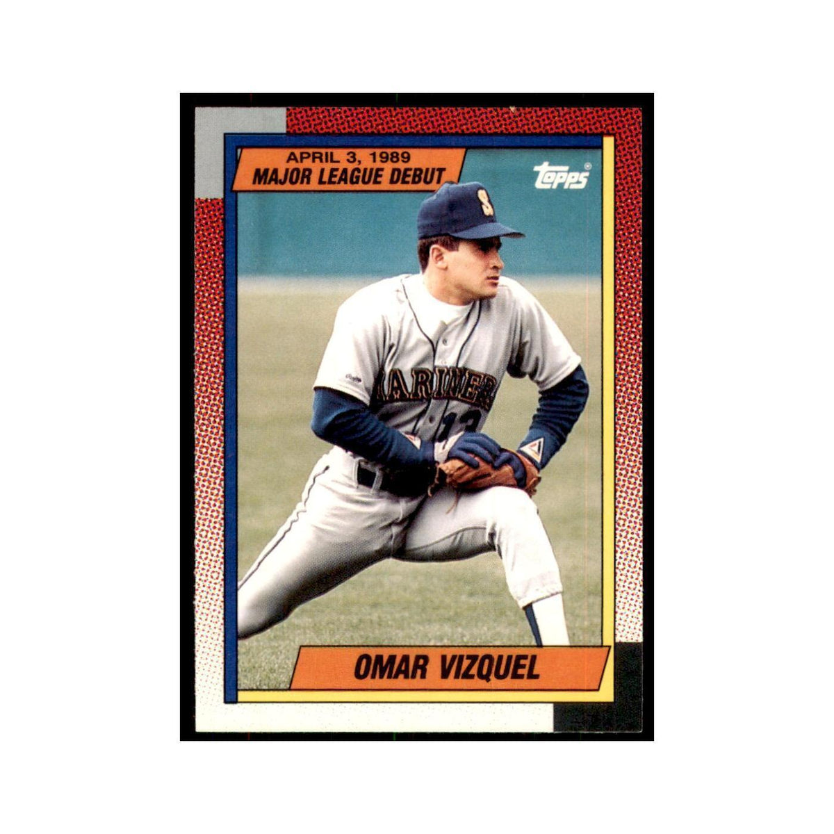 1989 Topps Major League Debut Omar Vizquel Baseball Cards #132