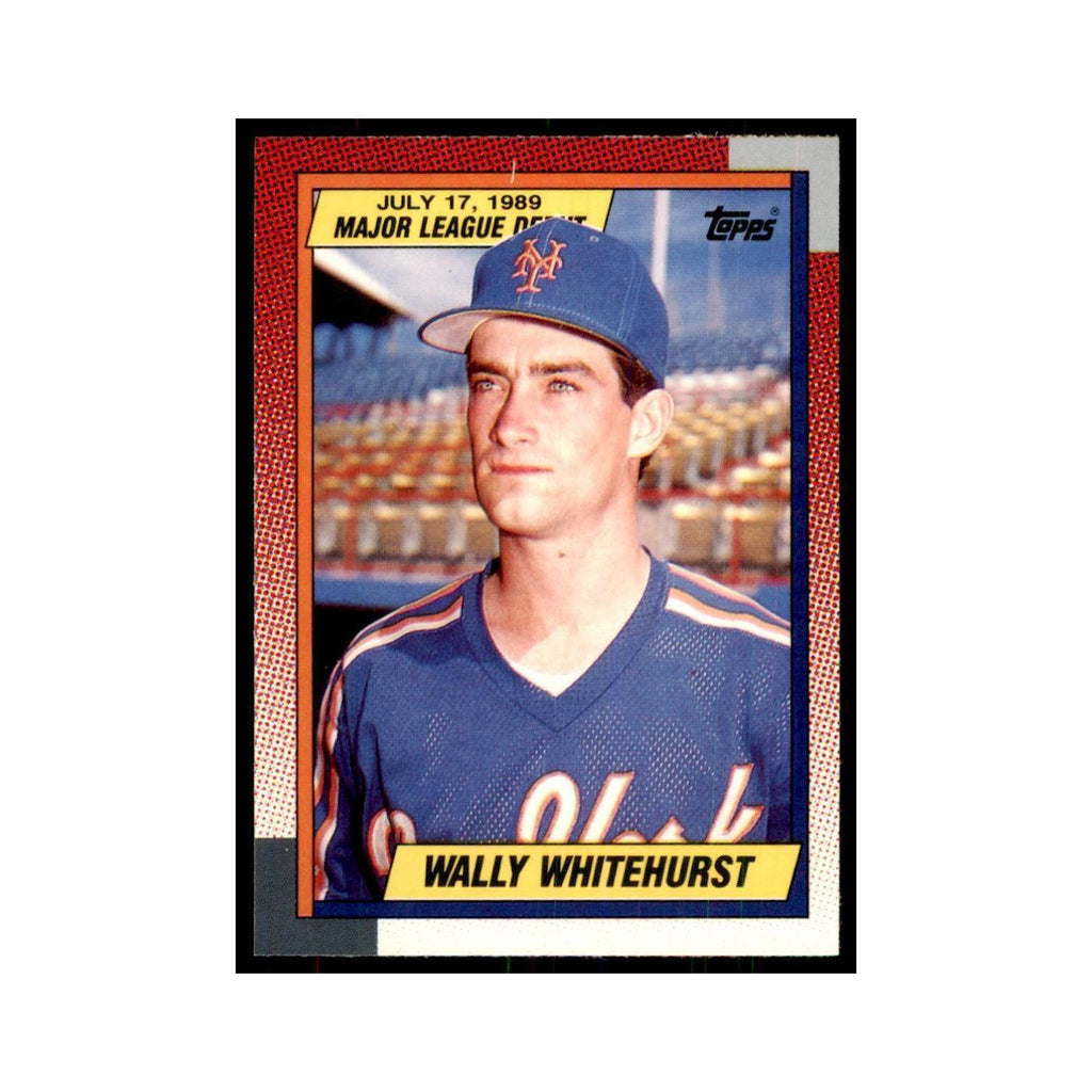 1989 Topps Major League Debut Wally Whitehurst Baseball Cards #141