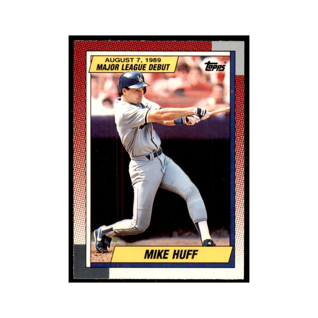 1989 Topps Major League Debut Mike Huff Baseball Cards #63