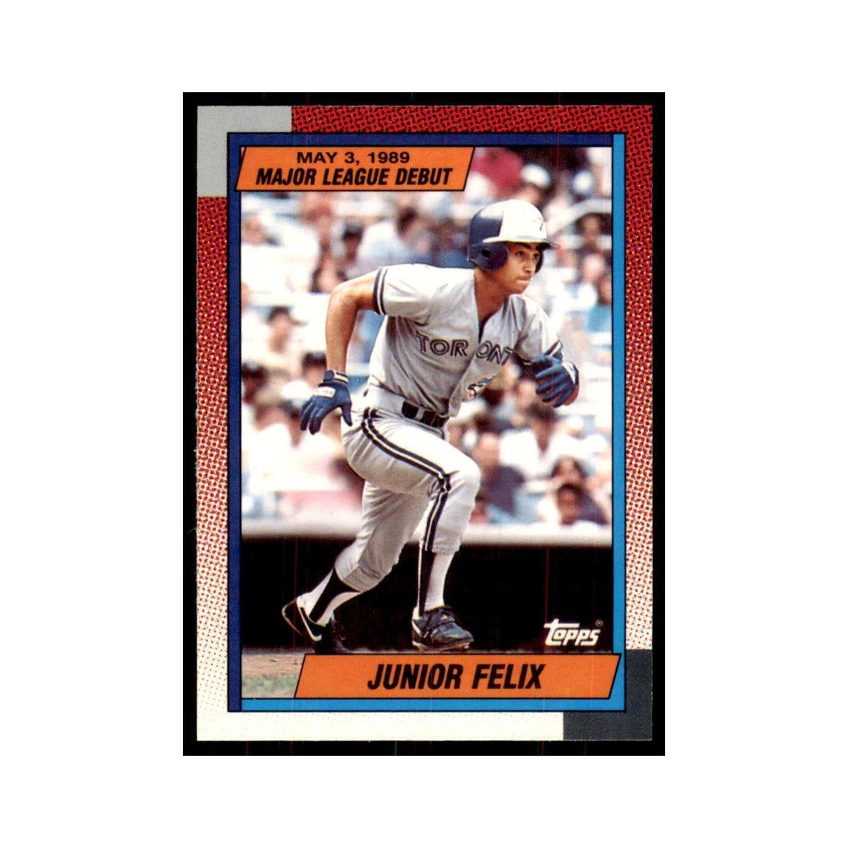 1989 Topps Major League Debut Junior Felix Baseball Cards #35