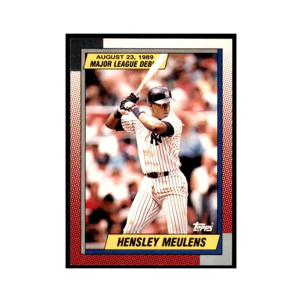 1989 Topps Major League Debut Hensley Meulens Baseball Cards #83