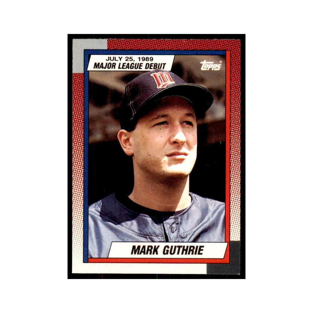 1989 Topps Major League Debut Mark Guthrie Baseball Cards #49