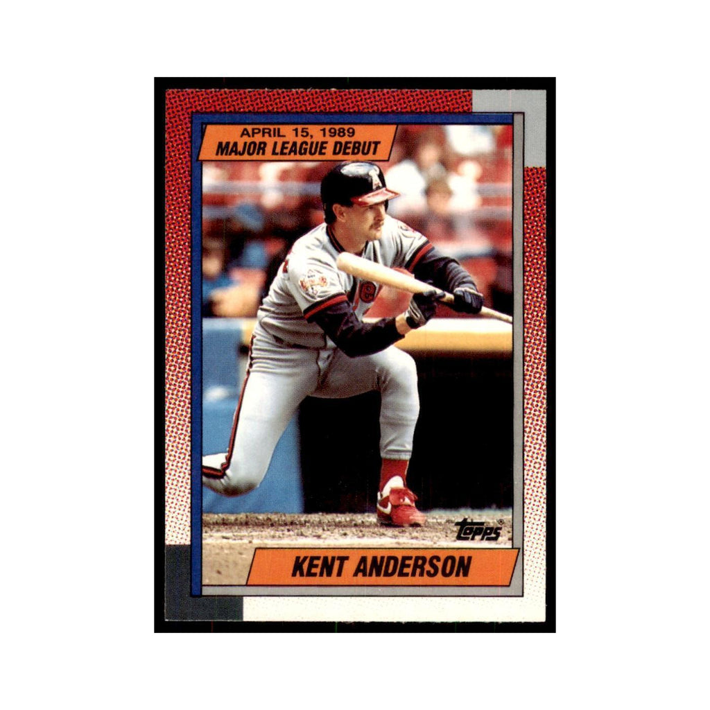 1989 Topps Major League Debut Kent Anderson Baseball Cards #4