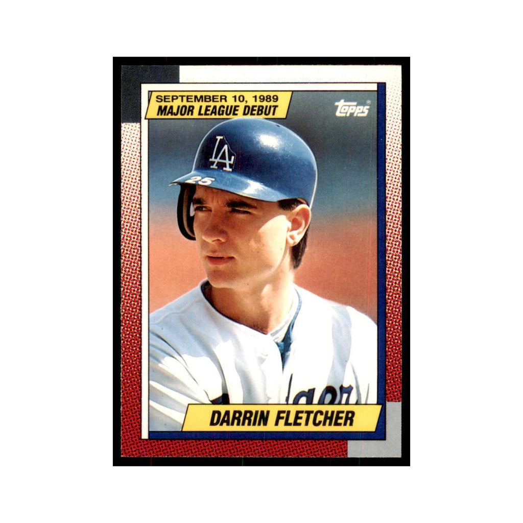 1989 Topps Major League Debut Darrin Fletcher Baseball Cards #38