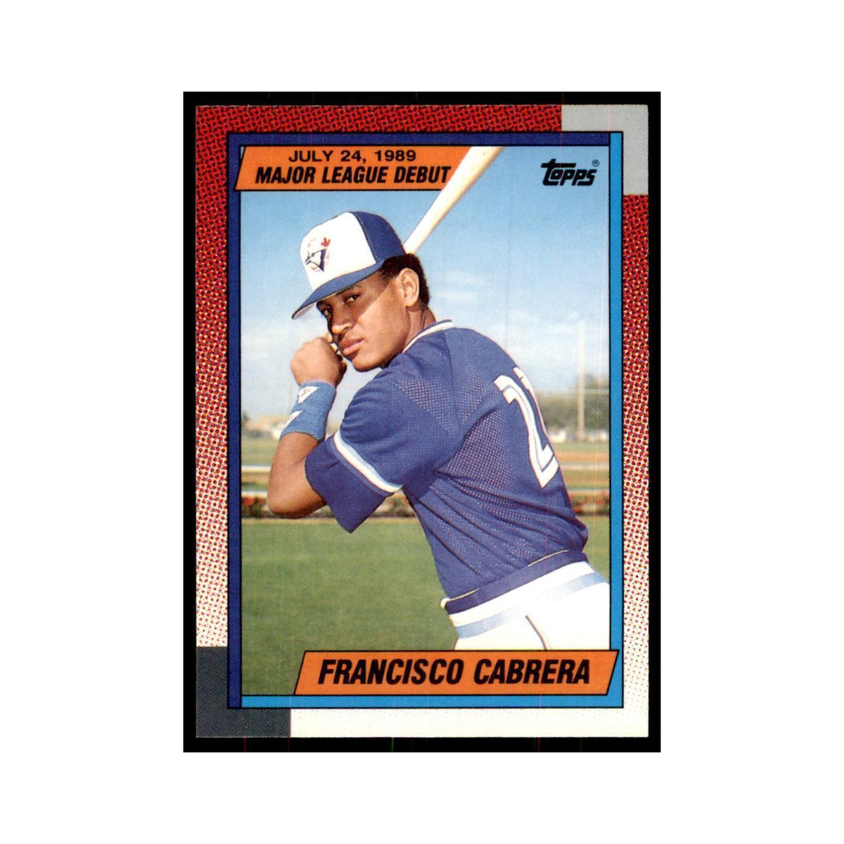 1989 Topps Major League Debut Francisco Cabrera Baseball Cards #20