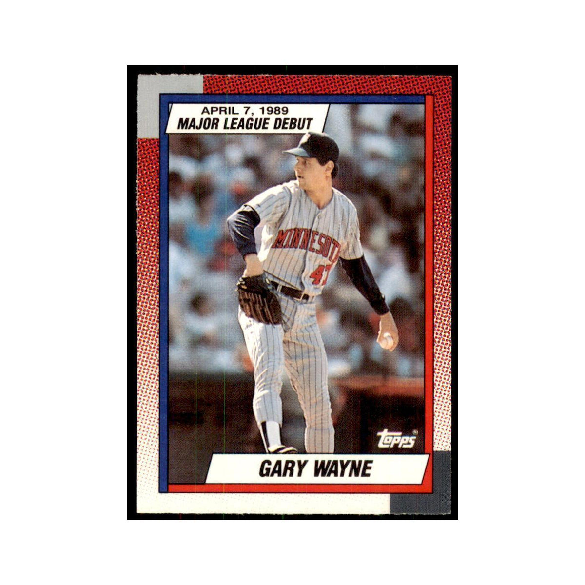 1989 Topps Major League Debut Gary Wayne Baseball Cards #135