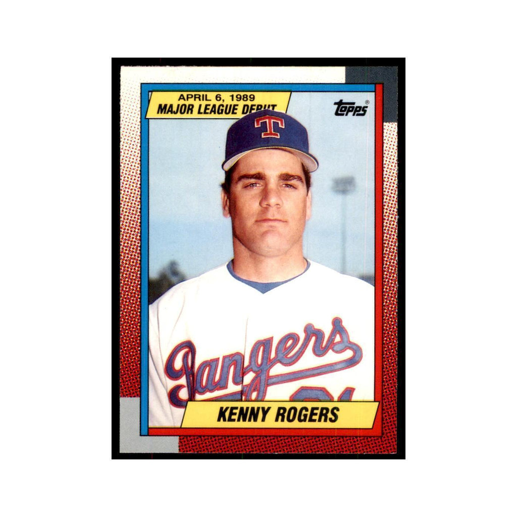 1989 Topps Major League Debut Kenny Rogers Baseball Cards #105