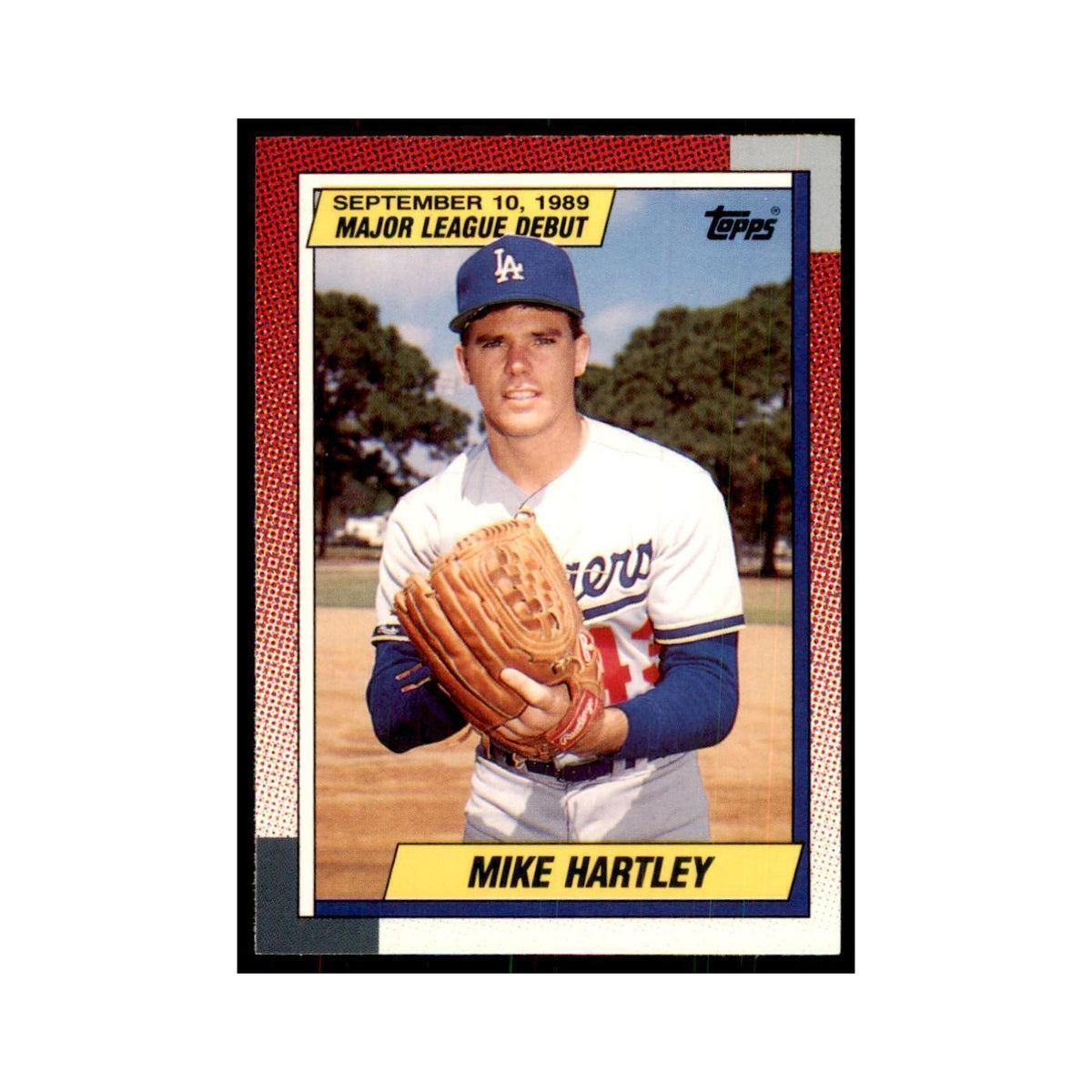 1989 Topps Major League Debut Mike Hartley Baseball Cards #53