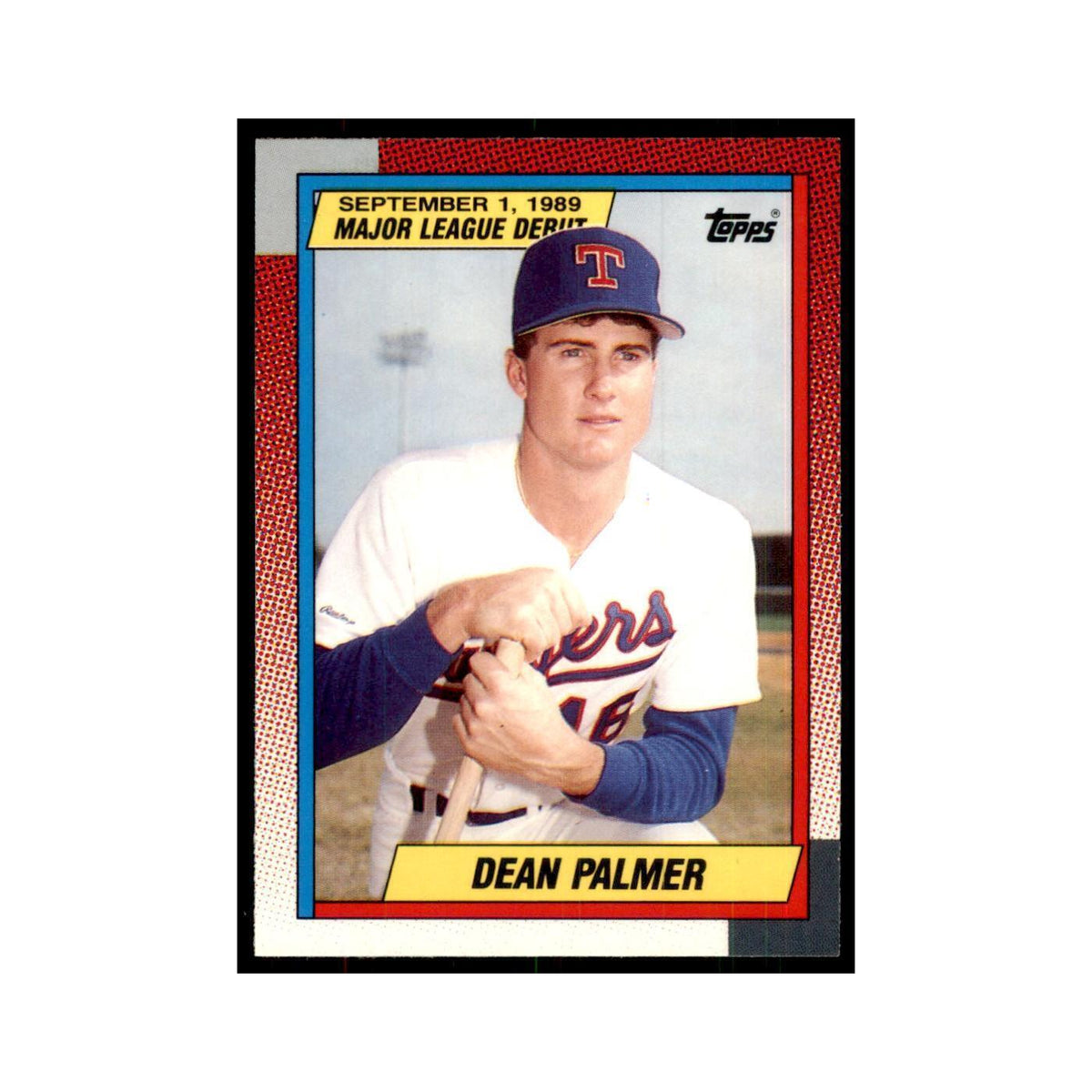 1989 Topps Major League Debut Dean Palmer Baseball Cards #95