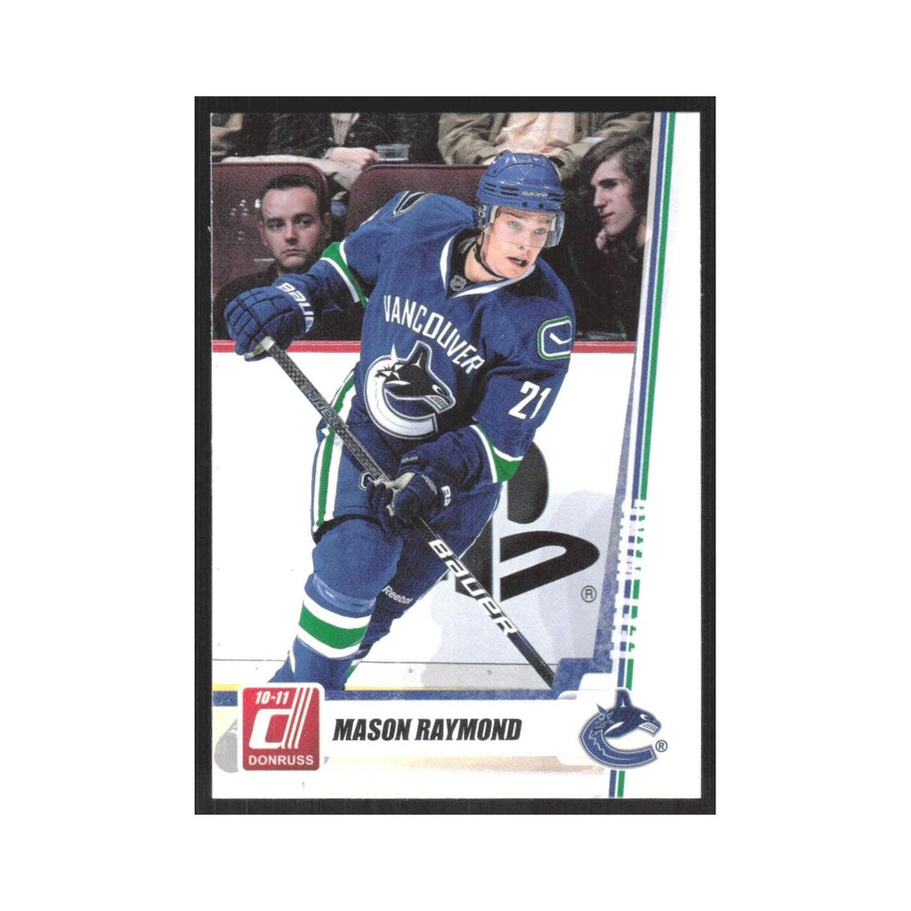 2010 Donruss Mason Raymond Vancouver Canucks #196