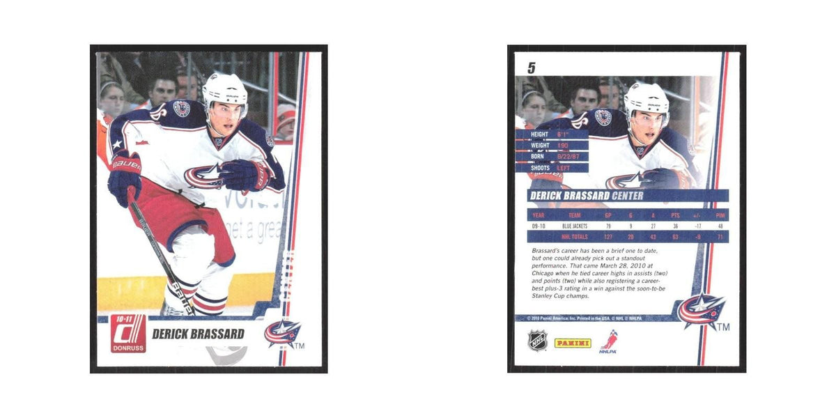 2010 Donruss Derick Brassard Columbus Blue Jackets #5
