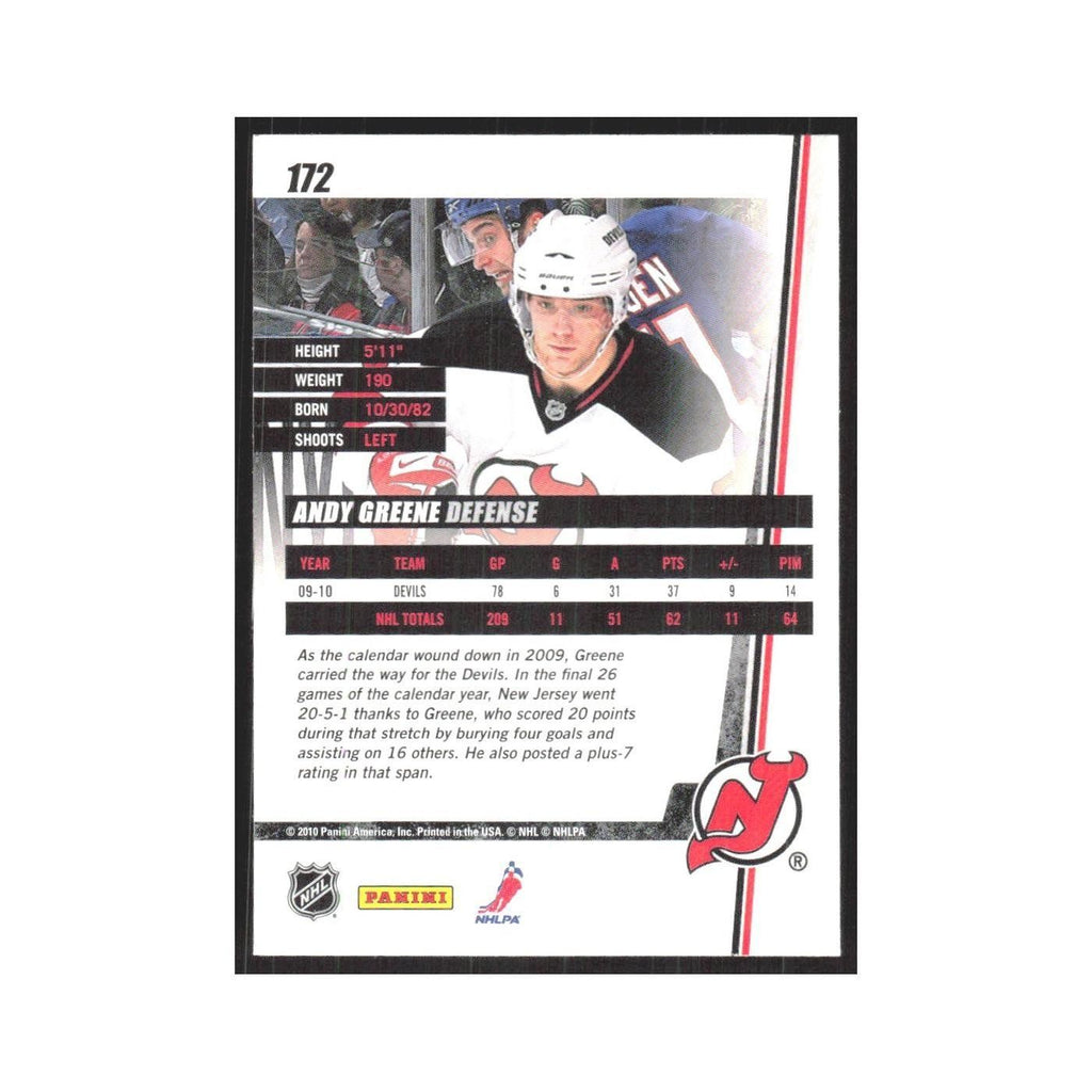 2010 Donruss Andy Greene New Jersey Devils #172
