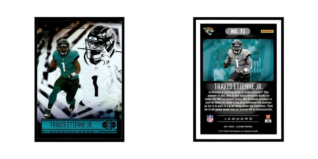Travis Etienne Jr. 2021 Panini Illusions #71 Jacksonville Jaguars NM