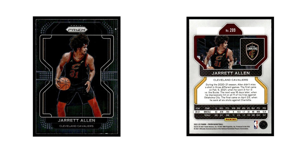 Jarrett Allen 2021 Panini Prizm #209 Cleveland Cavaliers Basketball Card NM