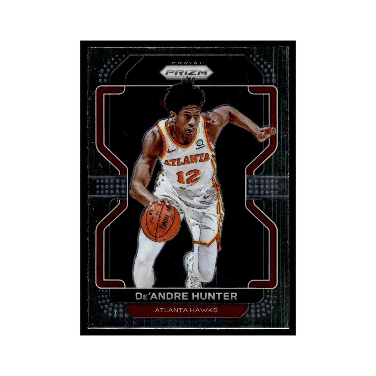 De'Andre Hunter 2021 Panini Prizm #73 Atlanta Hawks Basketball Card NM