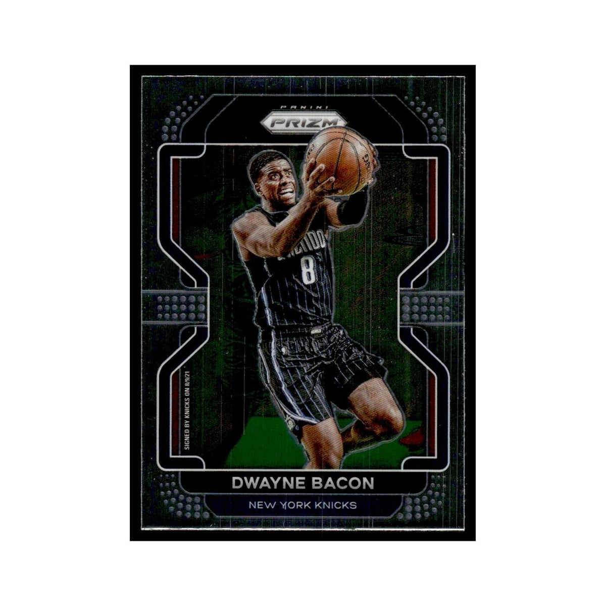 Dwayne Bacon 2021 Panini Prizm #197 New York Knicks Basketball Card NM