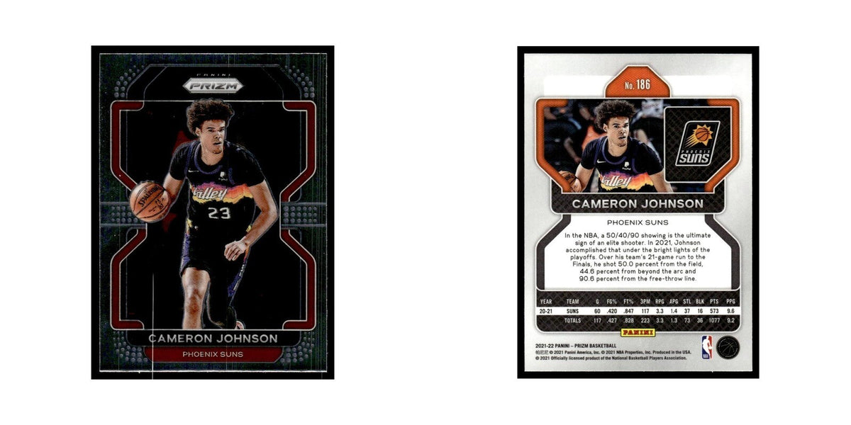 Cameron Johnson 2021 Panini Prizm #186 Phoenix Suns Basketball Card NM