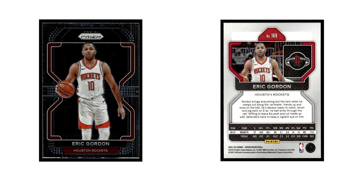 Eric Gordon 2021 Panini Prizm #169 Houston Rockets Basketball Card NM