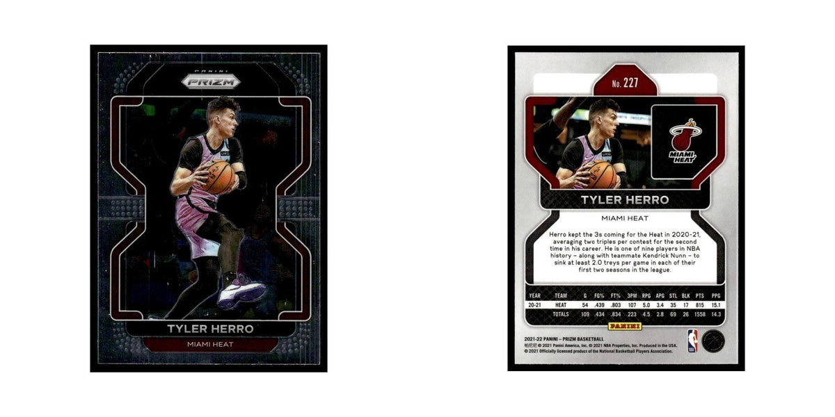 Tyler Herro 2021 Panini Prizm #227 Miami Heat Basketball Card NM