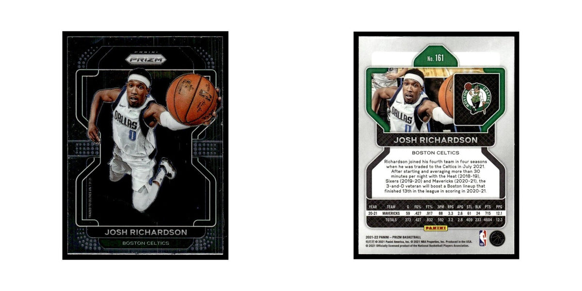 Josh Richardson 2021 Panini Prizm #161 Boston Celtics Basketball Card NM