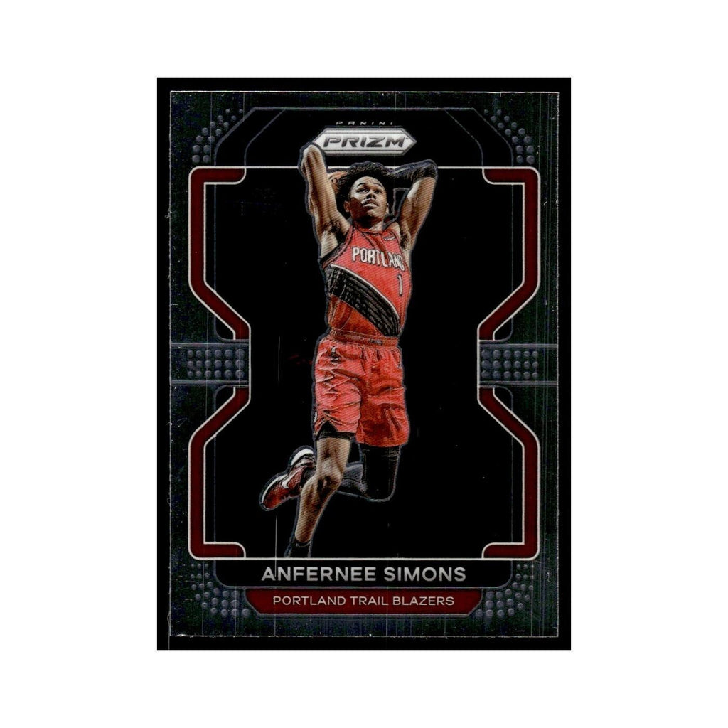 Anfernee Simons 2021 Panini Prizm #168 Portland Trail Blazers Basketball Card NM
