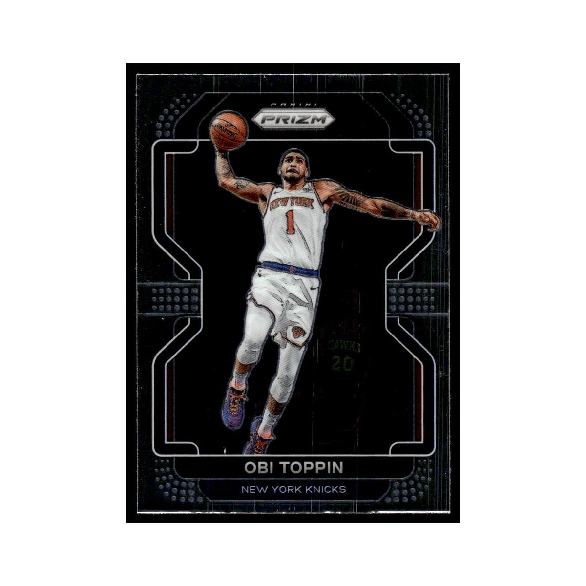 Obi Toppin 2021 Panini Prizm #141 New York Knicks Basketball Card NM