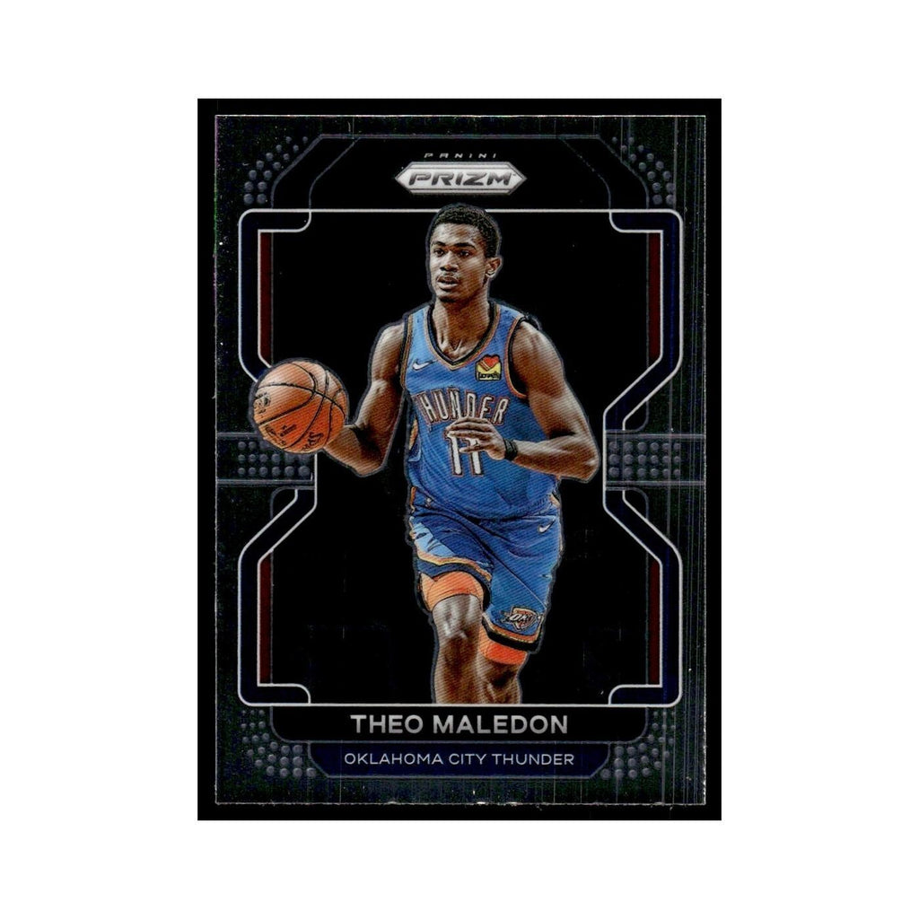 Theo Maledon 2021 Panini Prizm #179 Oklahoma City Thunder Basketball Card NM