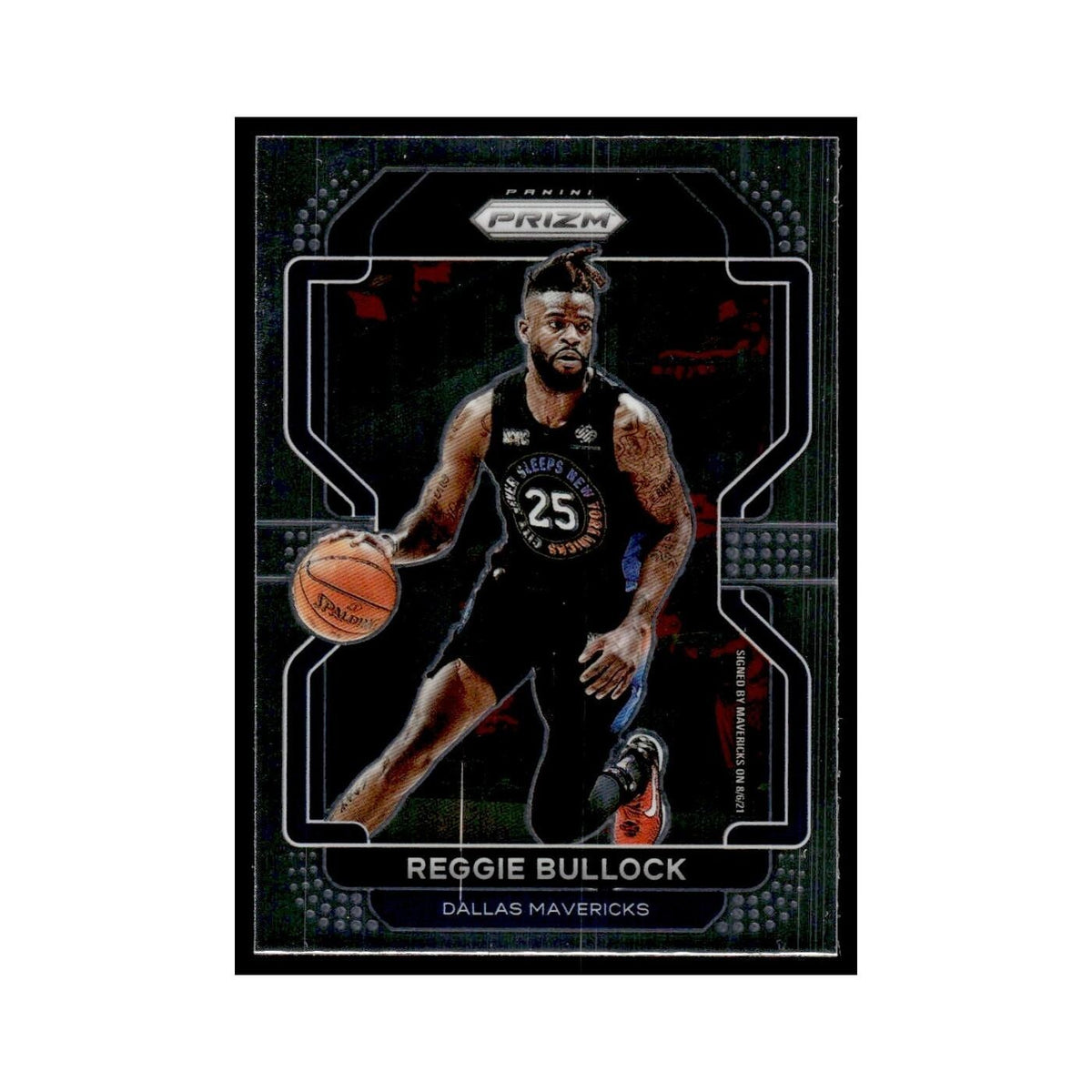 Reggie Bullock 2021 Panini Prizm #180 Dallas Mavericks Basketball Card NM