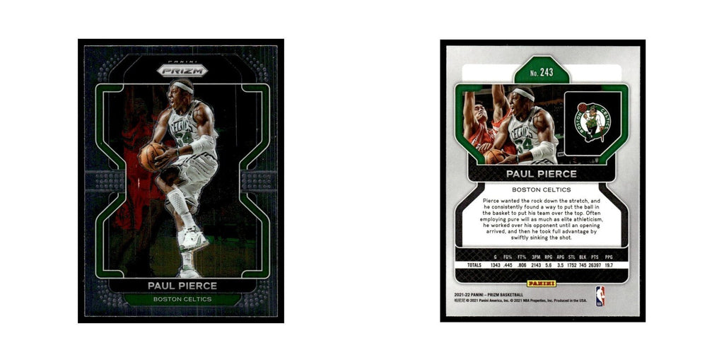 Paul Pierce 2021 Panini Prizm #243 Boston Celtics Basketball Card NM