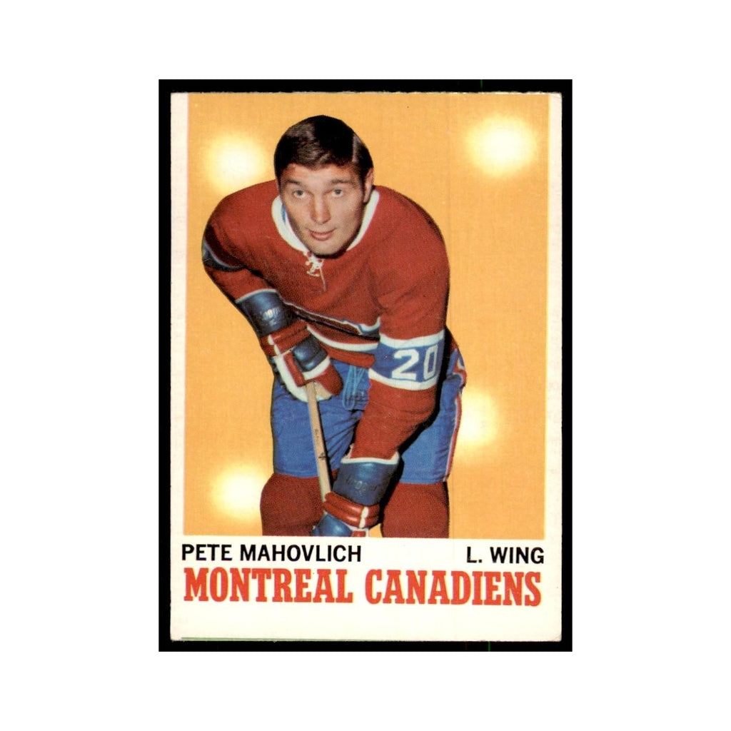 1970 Topps Pete Mahovlich Montreal Canadiens #58