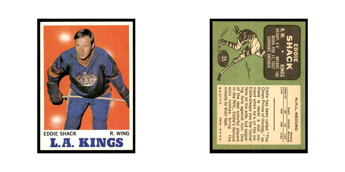 1970 Topps Eddie Shack Los Angeles Kings #35