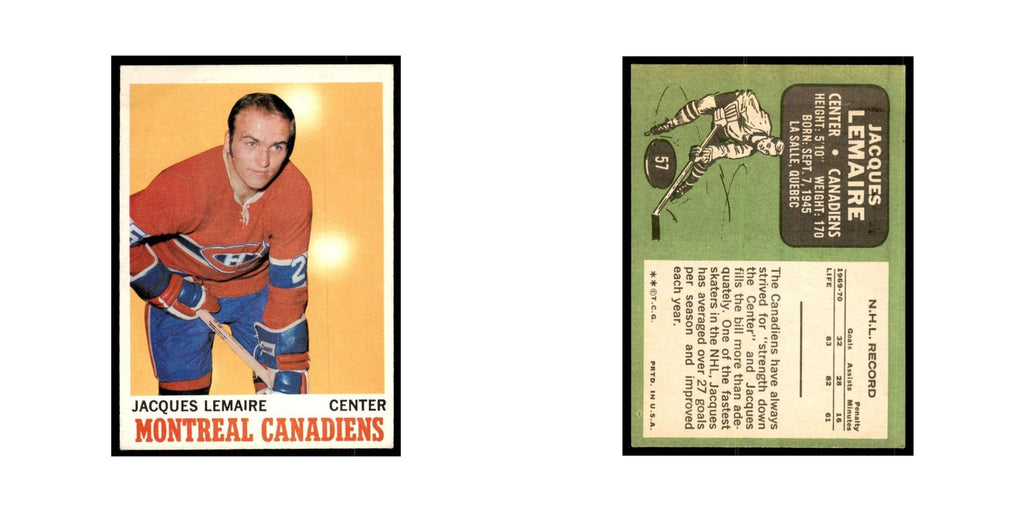 1970 Topps John Ferguson Montreal Canadiens #57