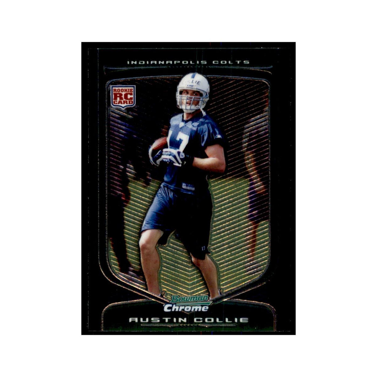 2009 Bowman Chrome Austin Collie RC Football Cards #153