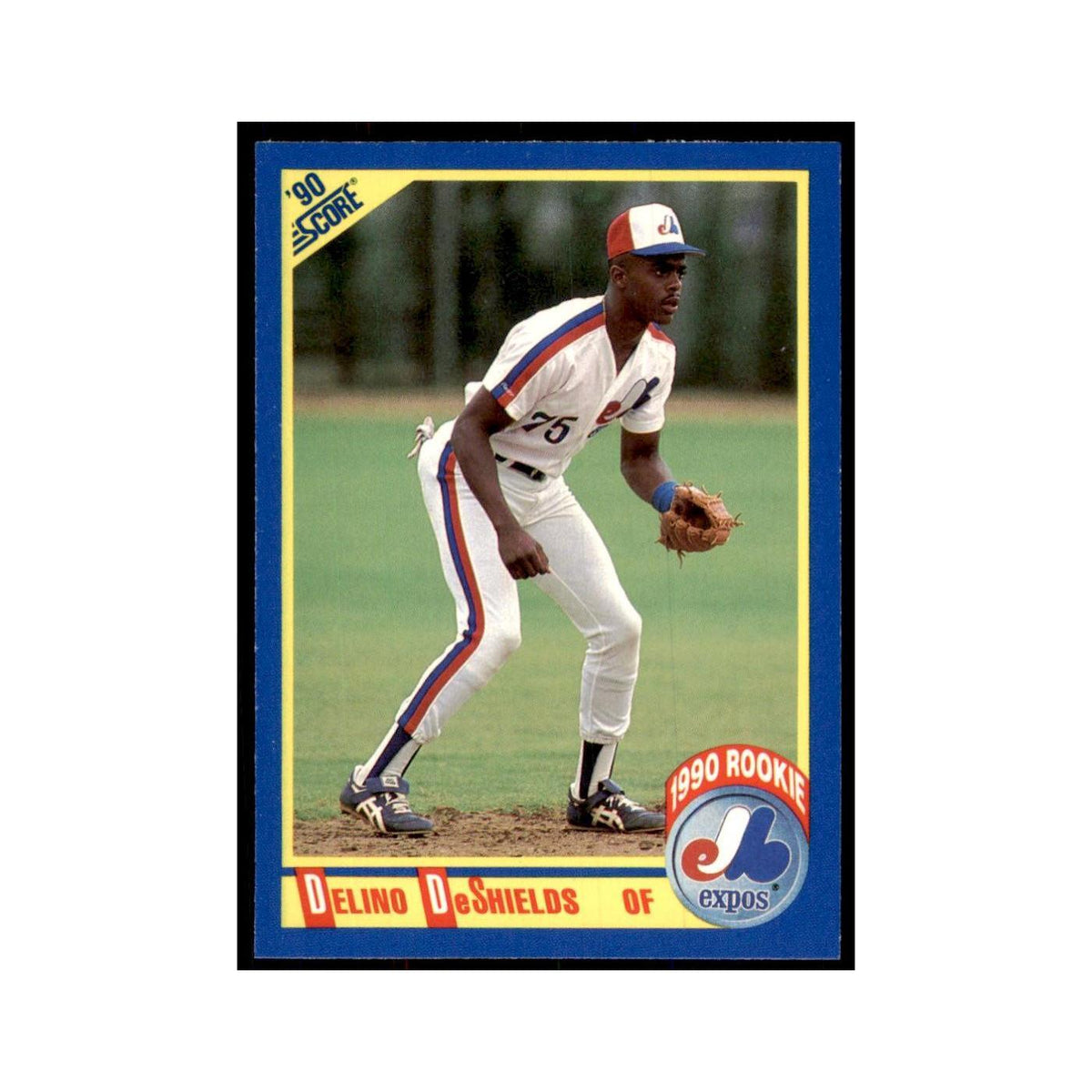 1990 Score Delino DeShields RC Baseball Cards #645