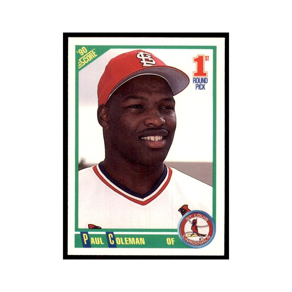 1990 Score Paul Coleman Baseball Cards #662