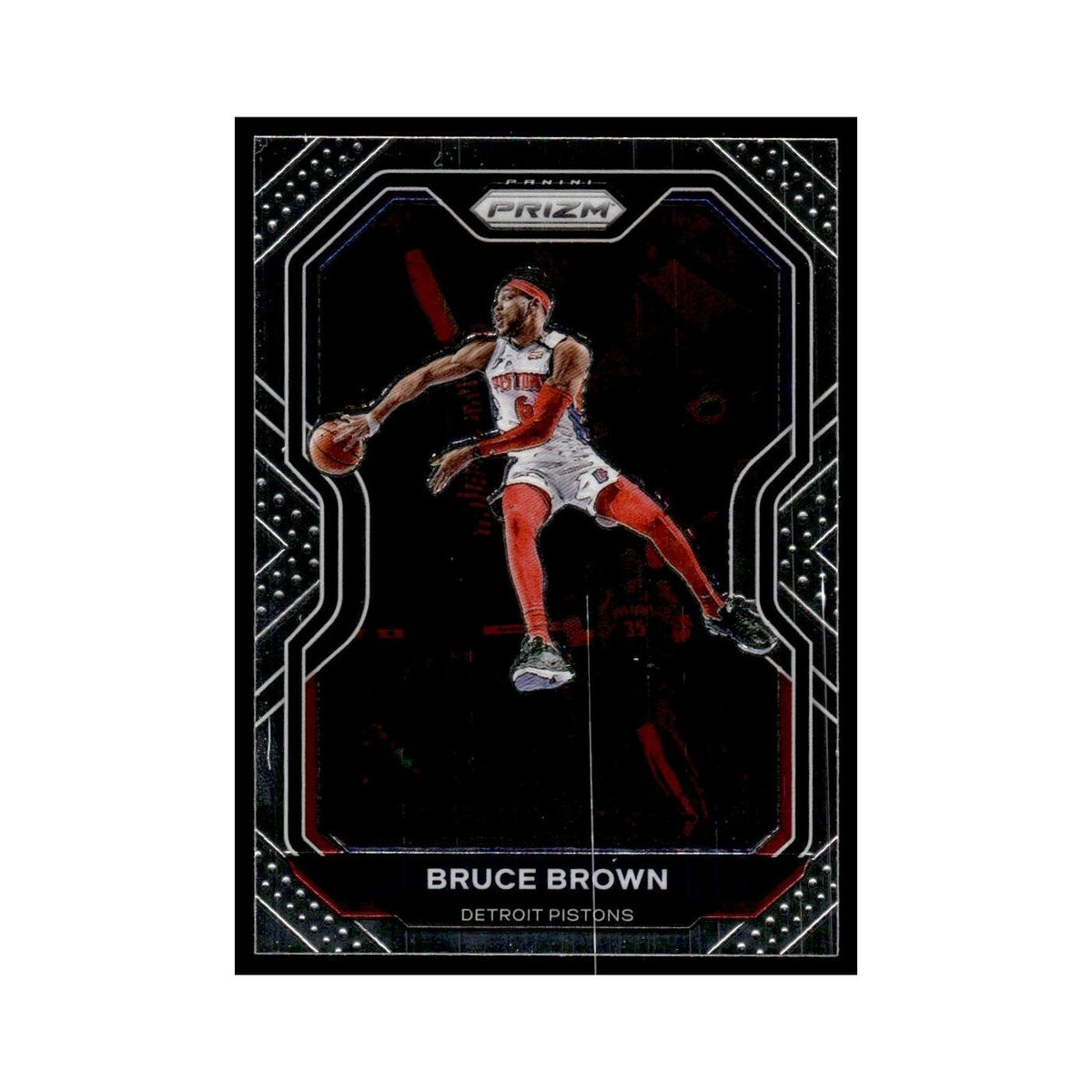 Bruce Brown 2020 Panini Prizm #239 Detroit Pistons Basketball Card NM