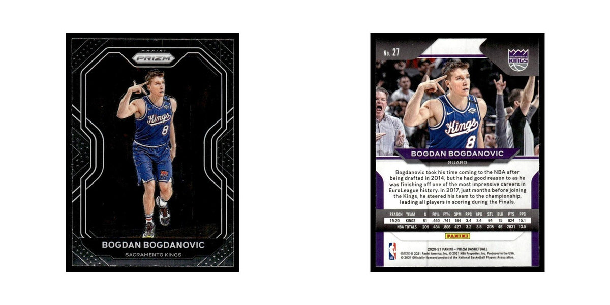 Bogdan Bogdanovic 2020 Panini Prizm #27 Sacramento Kings Basketball Card NM