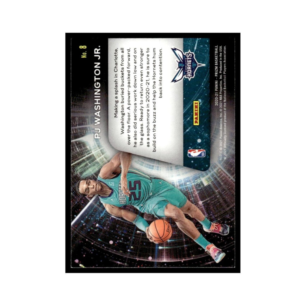 PJ Washington Jr. 2020 Panini Prizm #8 Charlotte Hornets Basketball Card NM