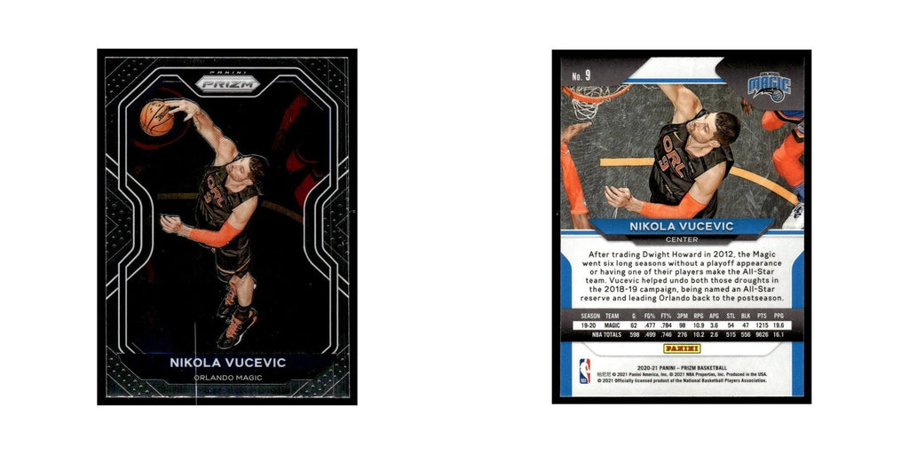 Nikola Vucevic 2020 Panini Prizm #9 Chicago Bulls Basketball Card NM