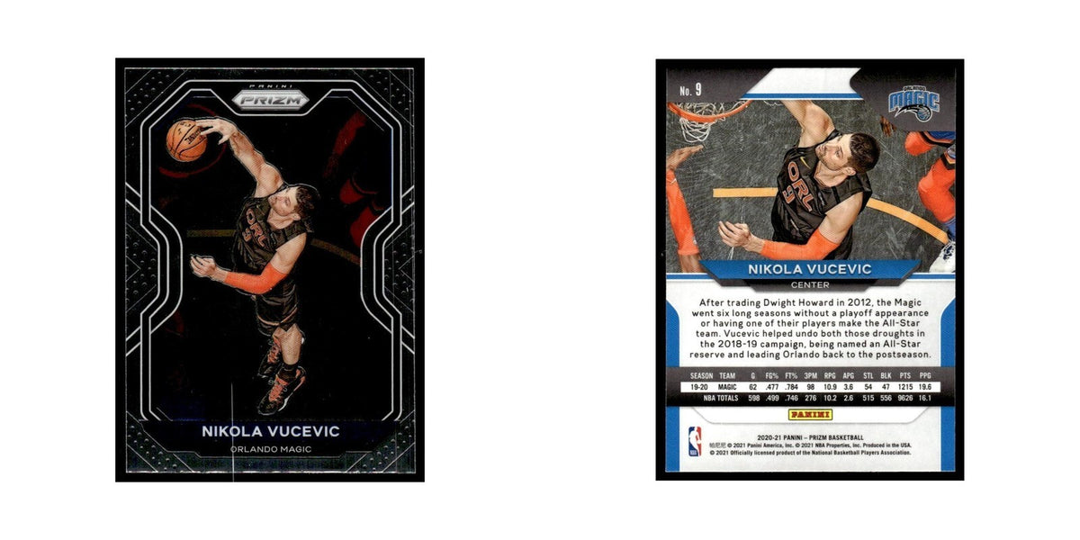 Nikola Vucevic 2020 Panini Prizm #9 Chicago Bulls Basketball Card NM