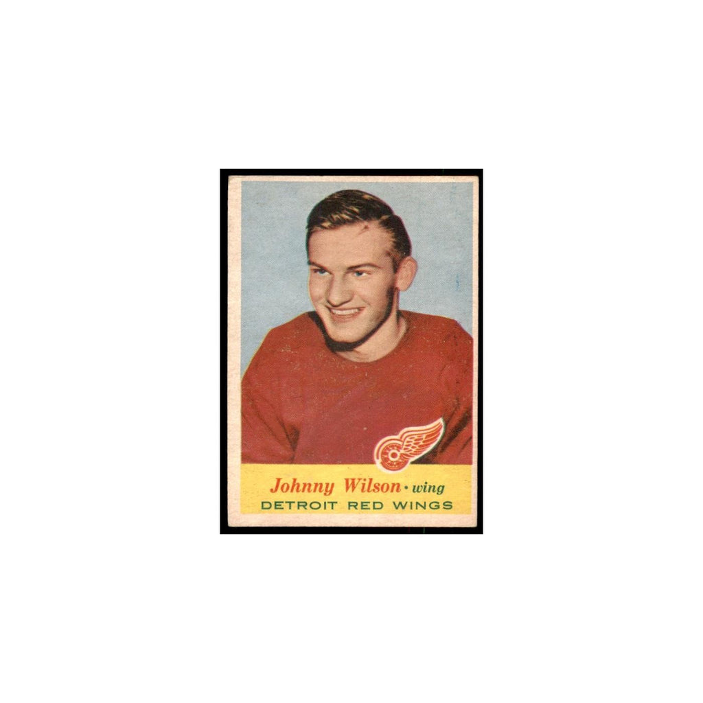 1957 Topps Johnny Wilson Detroit Red Wings #47