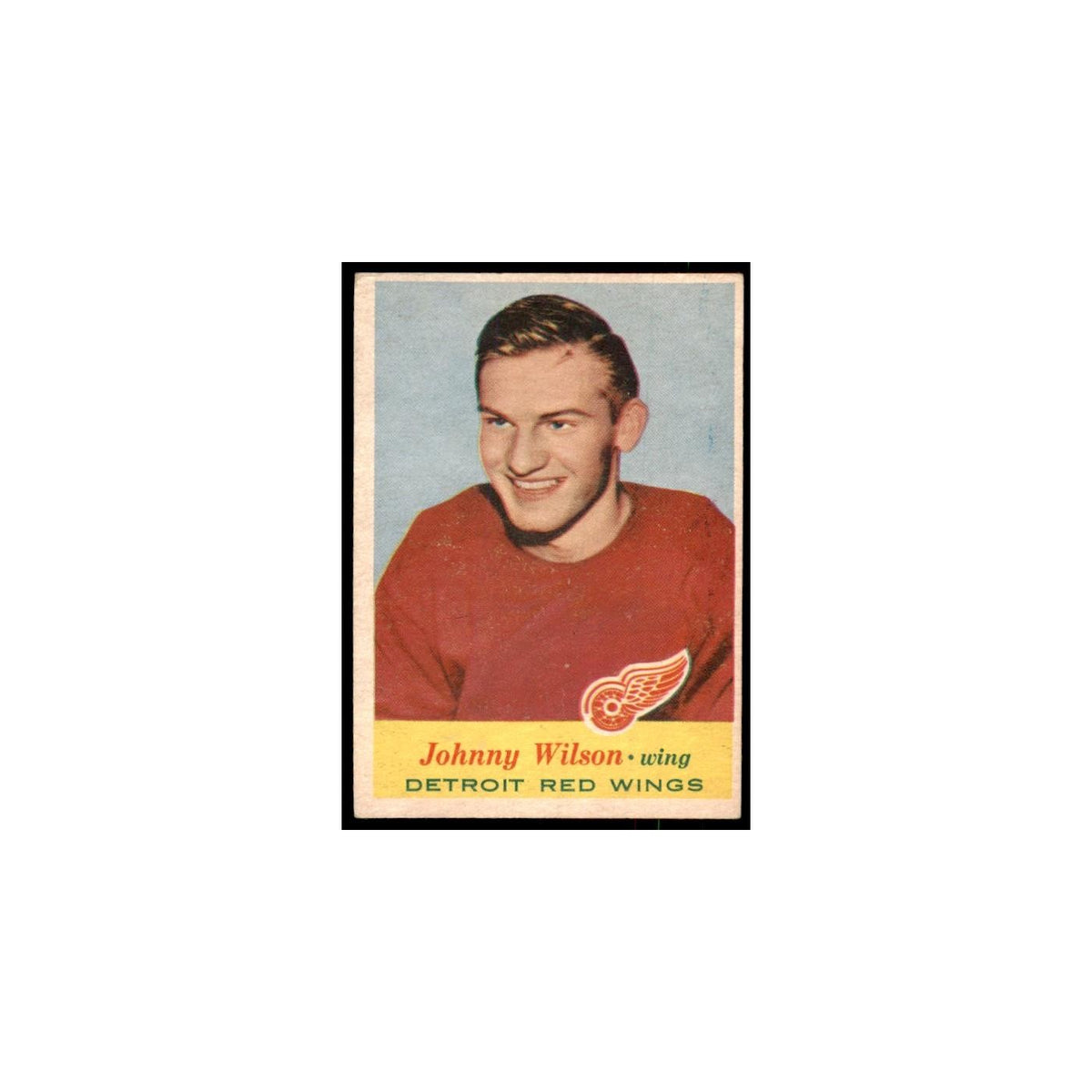 1957 Topps Johnny Wilson Detroit Red Wings #47