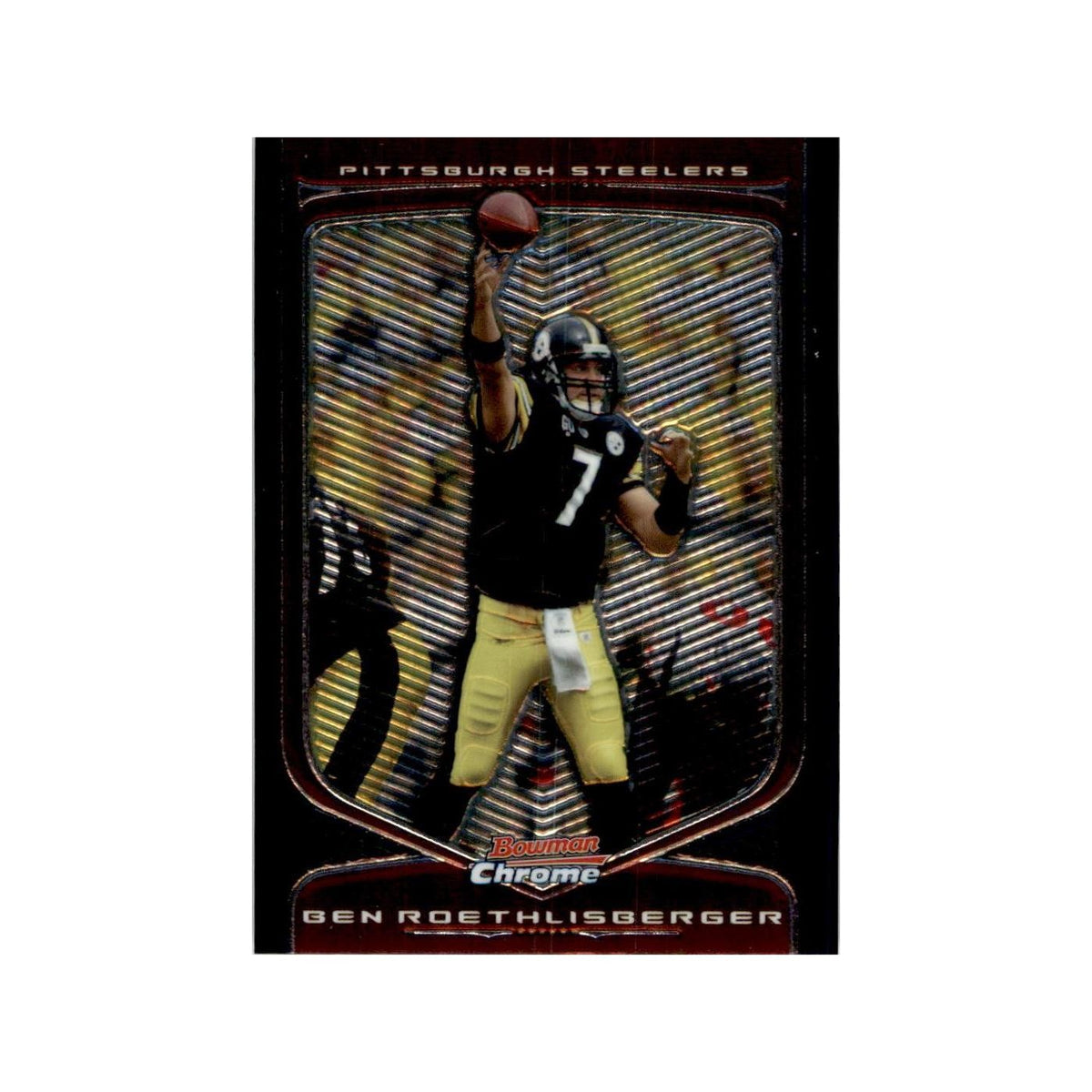 2009 Bowman Chrome Ben Roethlisberger Football Cards #2