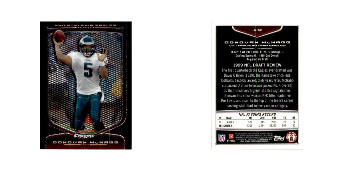 2009 Bowman Chrome Donovan McNabb Football Cards #19